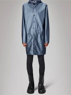RAINS Long Jacket - Bay
